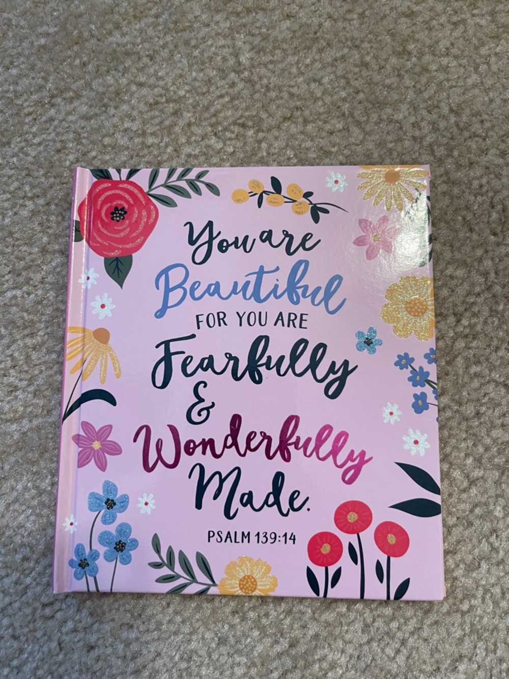 You Are Beautiful Floral Book of Quotes
